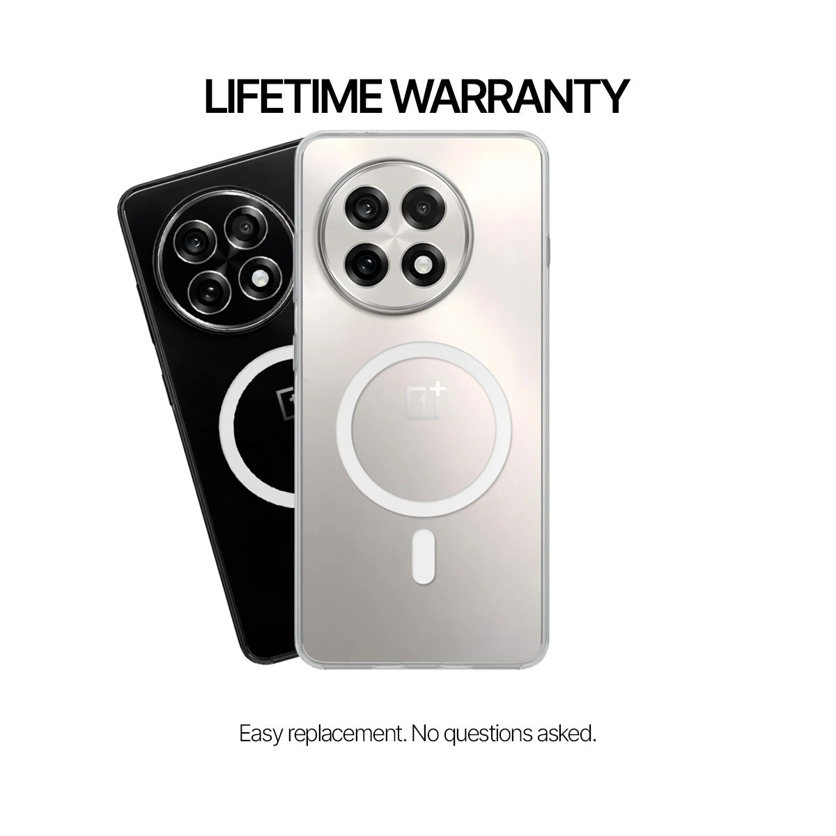 OnePlus 13R - Anti-Yellow Clear Case