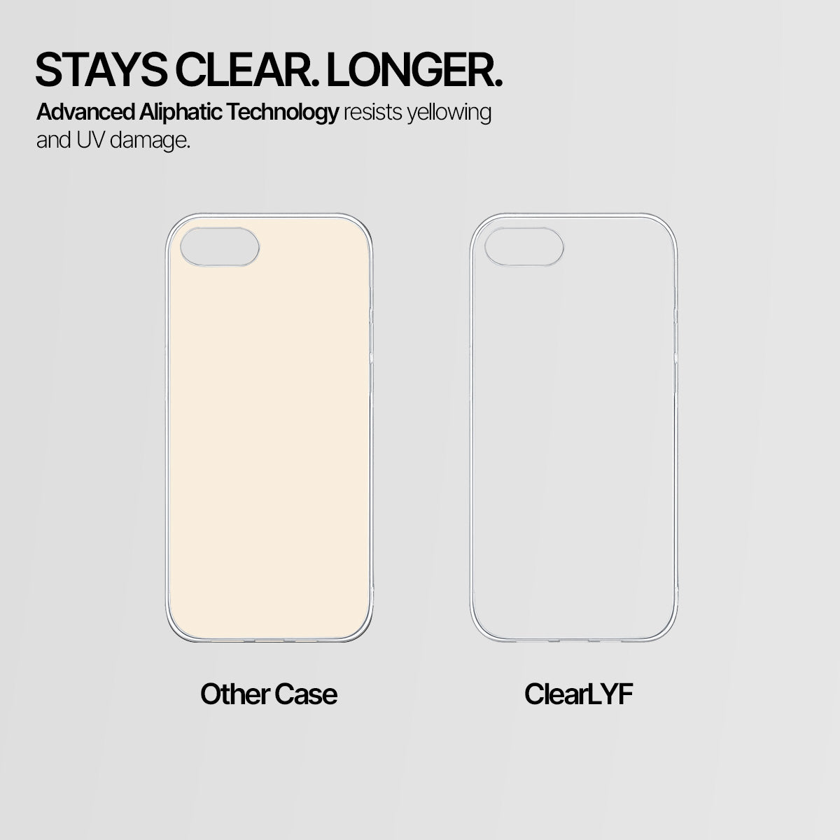 iPhone SE - Anti-Yellow Clear Case