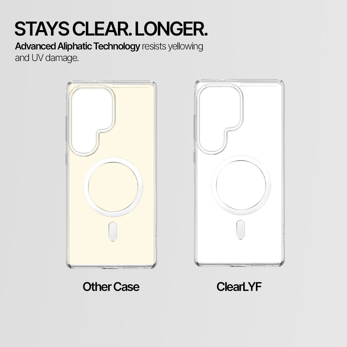 Galaxy S25 Ultra - Anti-Yellow Clear Case