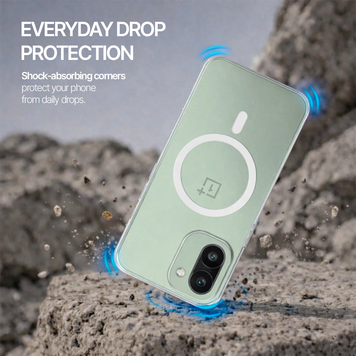 OnePlus 15R - Anti-Yellow Clear Case