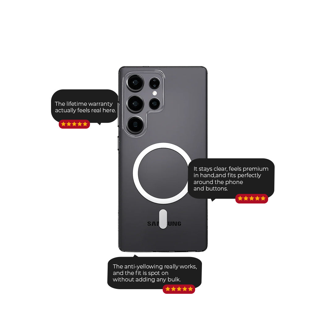 Galaxy S Series - Anti-Yellow Clear Case