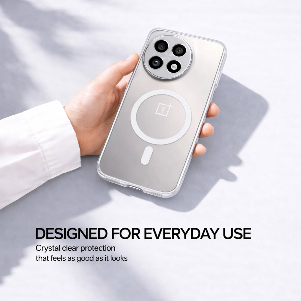 OnePlus 13R - Anti-Yellow Clear Case