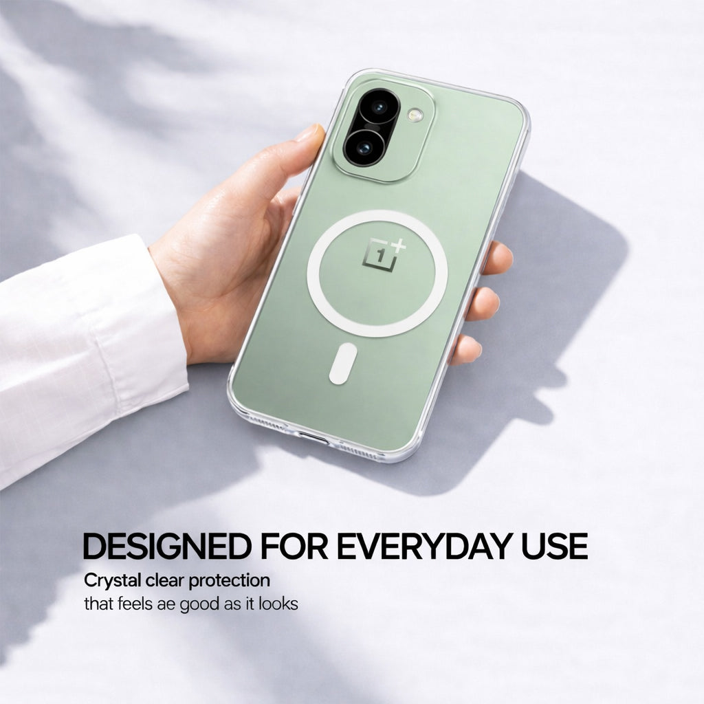 OnePlus 15R - Anti-Yellow Clear Case