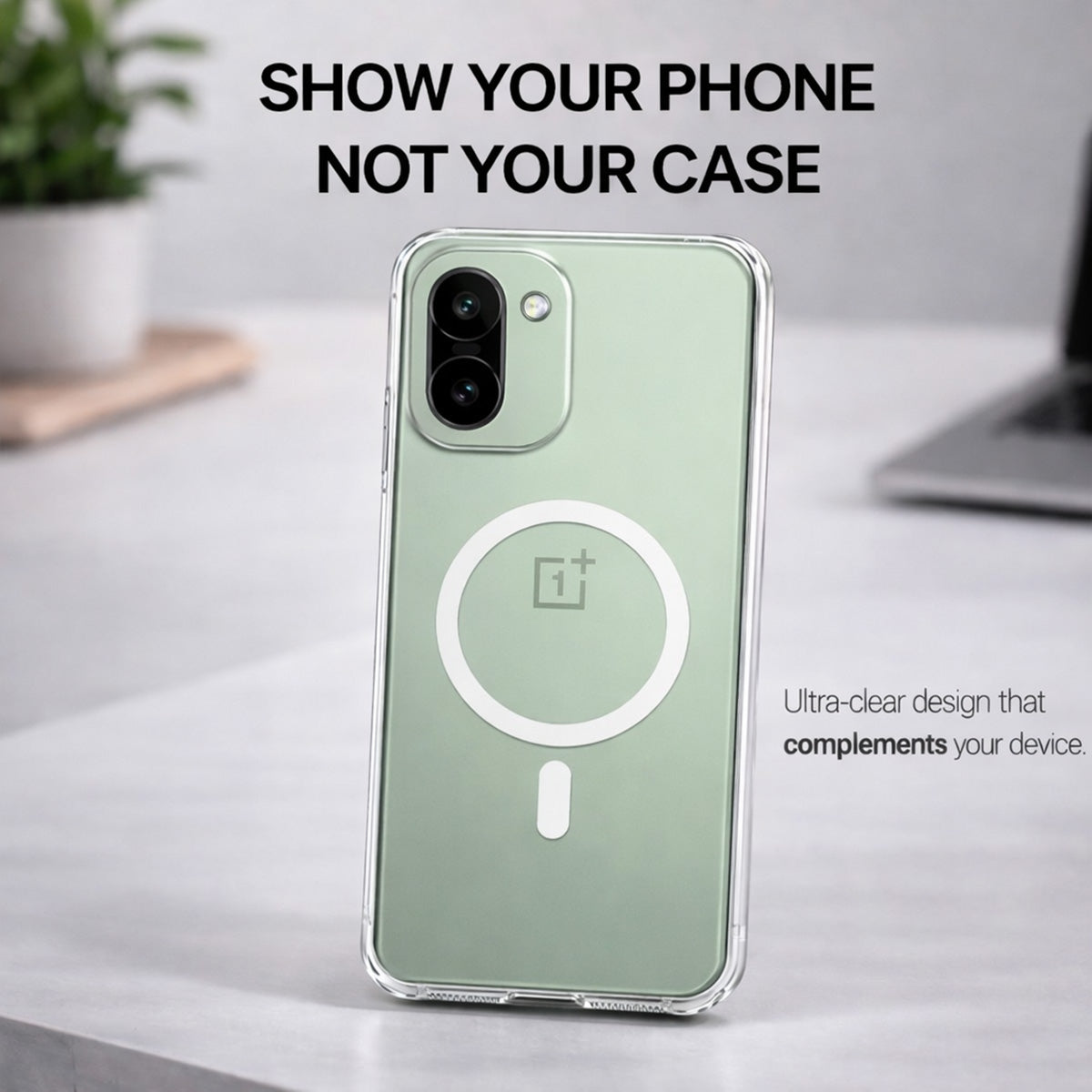 OnePlus 15R - Anti-Yellow Clear Case