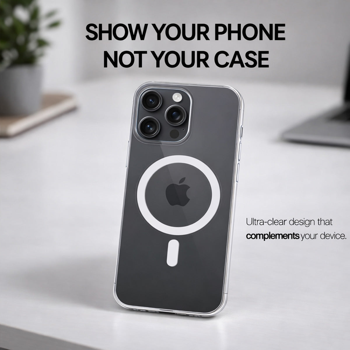 iPhone 15 Pro - Anti-Yellow Clear Case