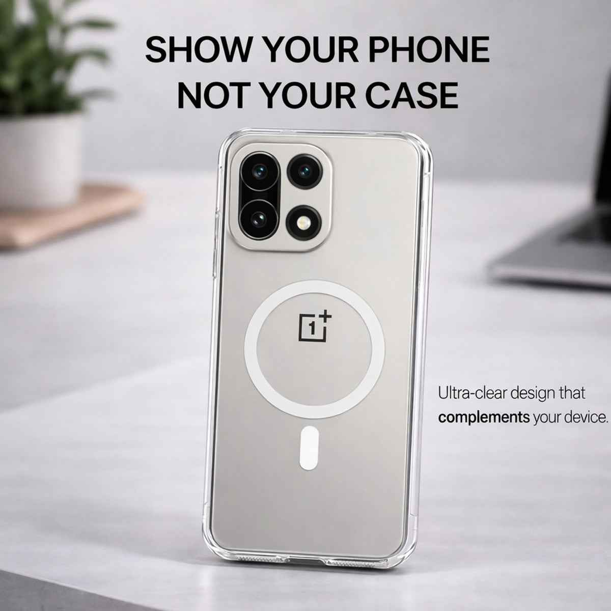 OnePlus 15 - Anti-Yellow Clear Case