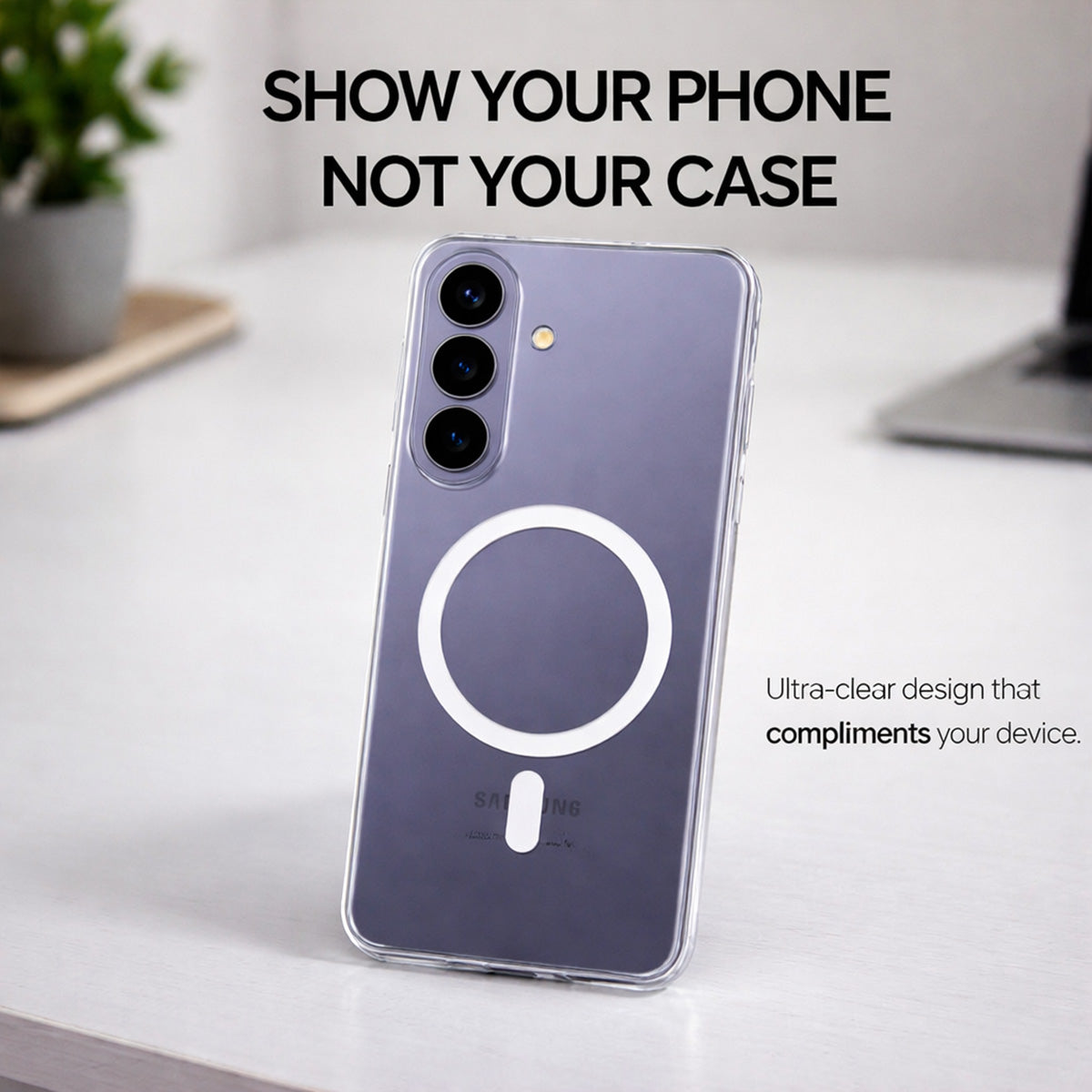 Galaxy S26 Plus - Anti-Yellow Clear Case