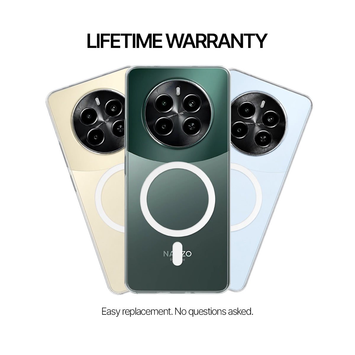 Realme Narzo 70 - Anti-Yellow Clear Case