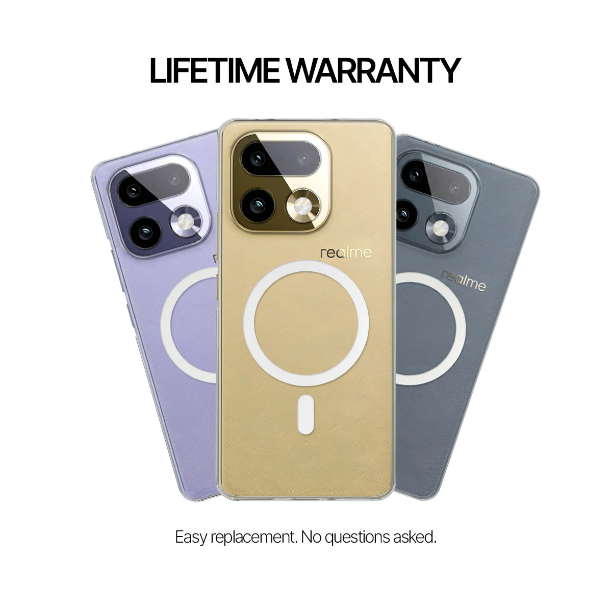 Realme 16 Pro Plus - Anti-Yellow Clear Case