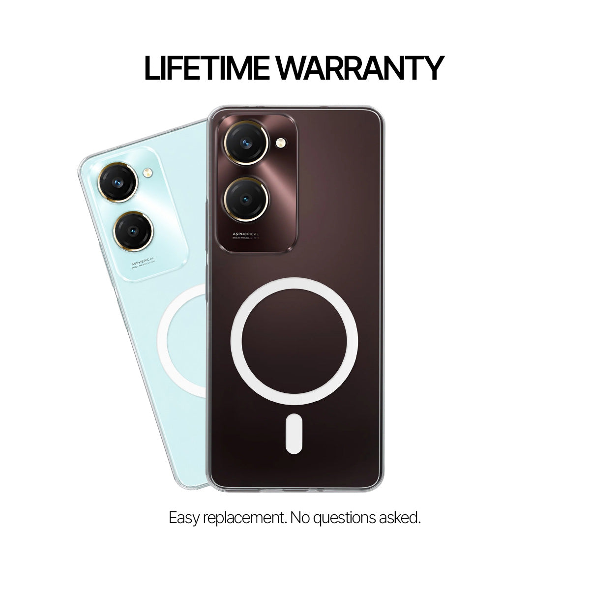 IQOO Z9 Lite - Anti-Yellow Clear Case