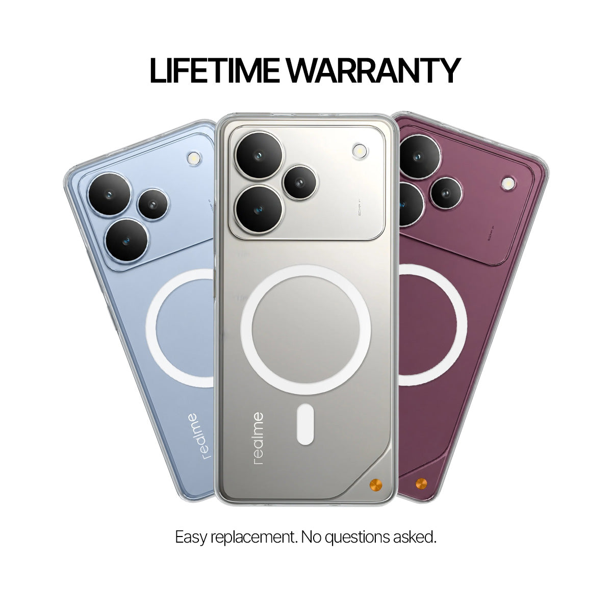 Realme P4 - Anti-Yellow Clear Case