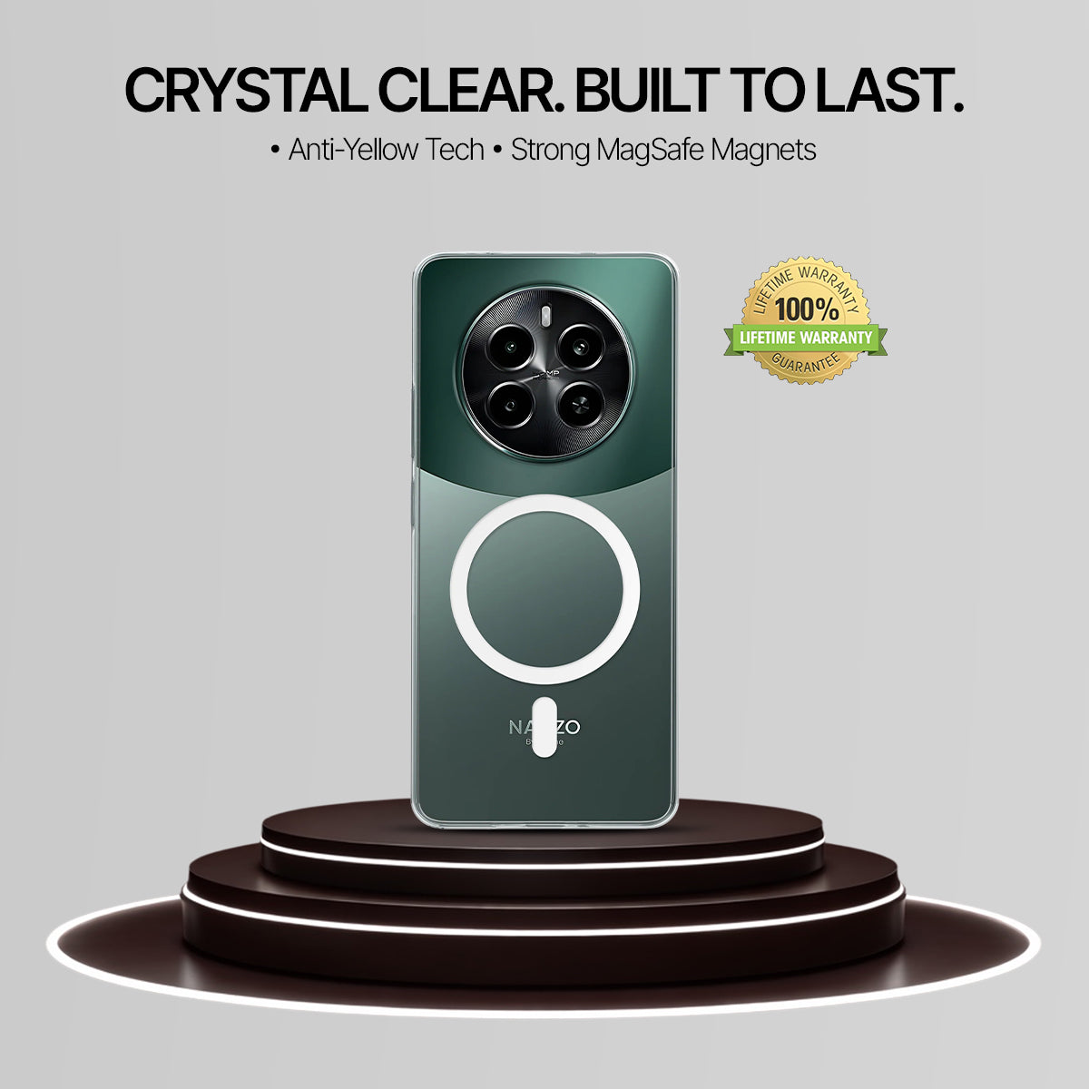 Realme Narzo 70 - Anti-Yellow Clear Case