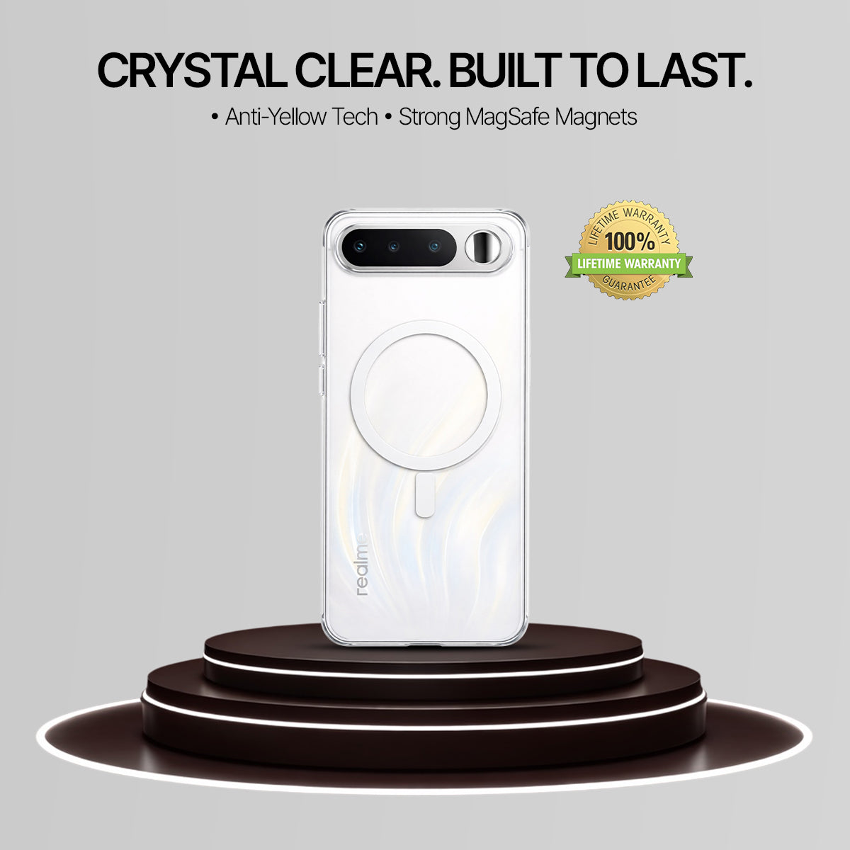 Realme 16 5G - Anti-Yellow Clear Case