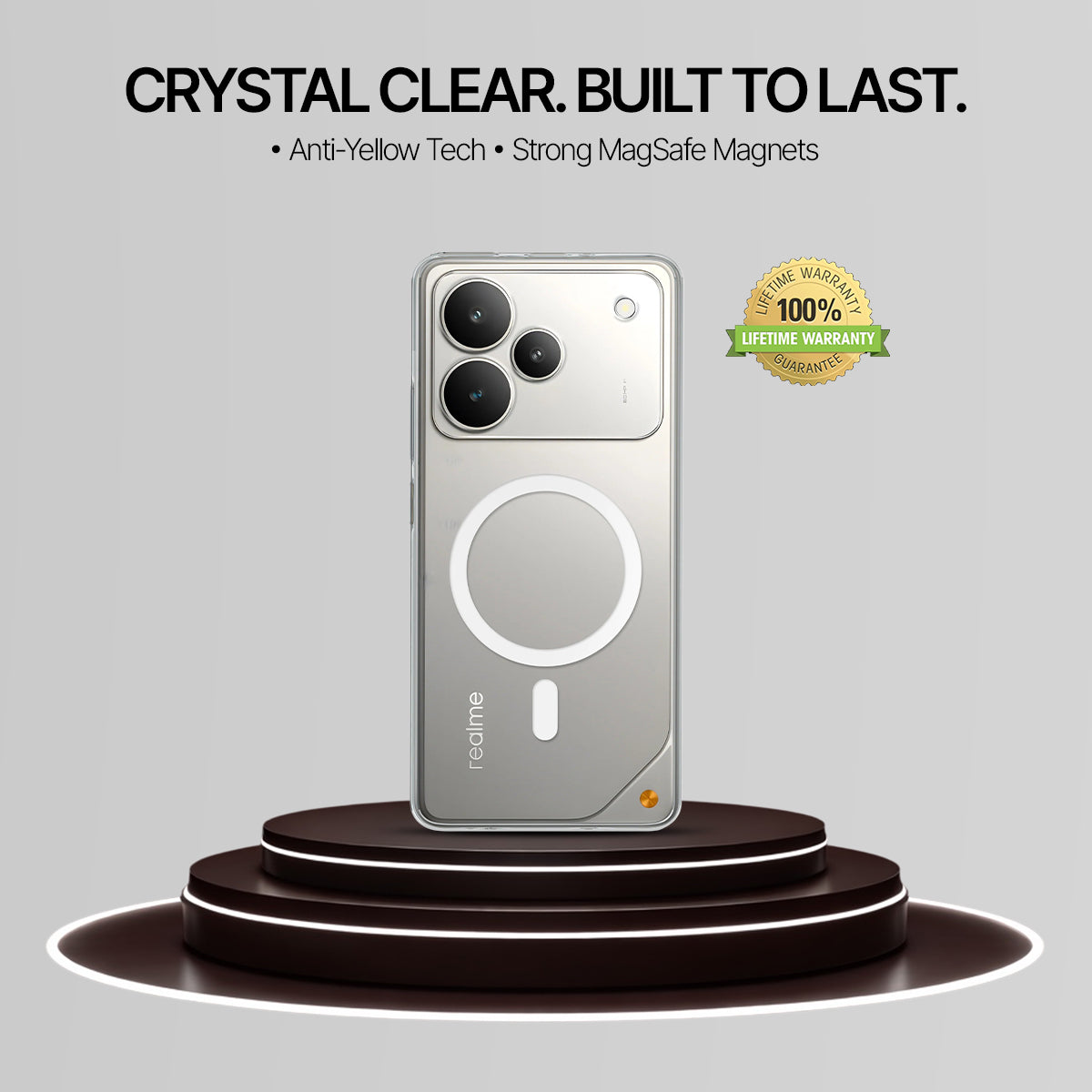 Realme P4 - Anti-Yellow Clear Case