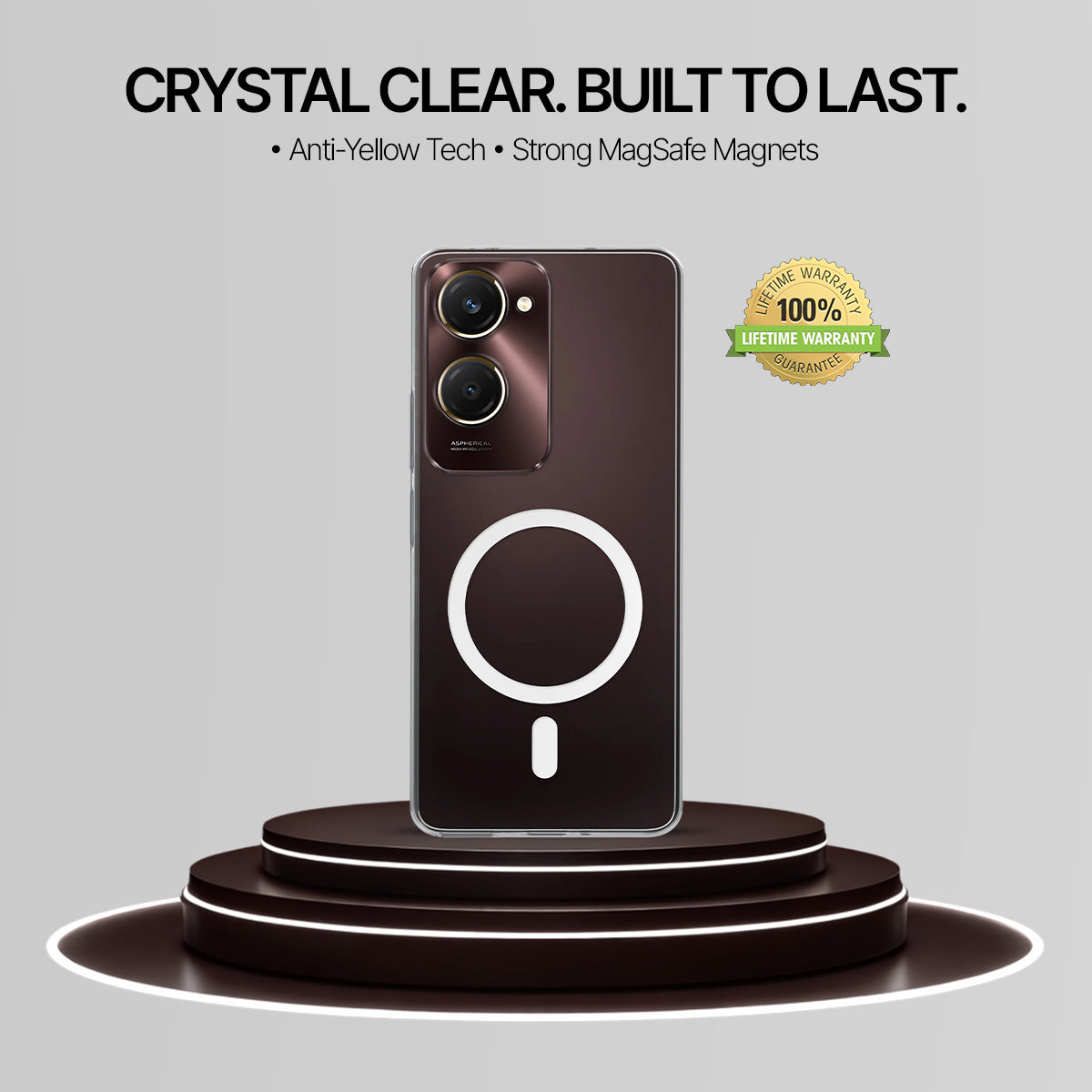 IQOO Z9 Lite - Anti-Yellow Clear Case