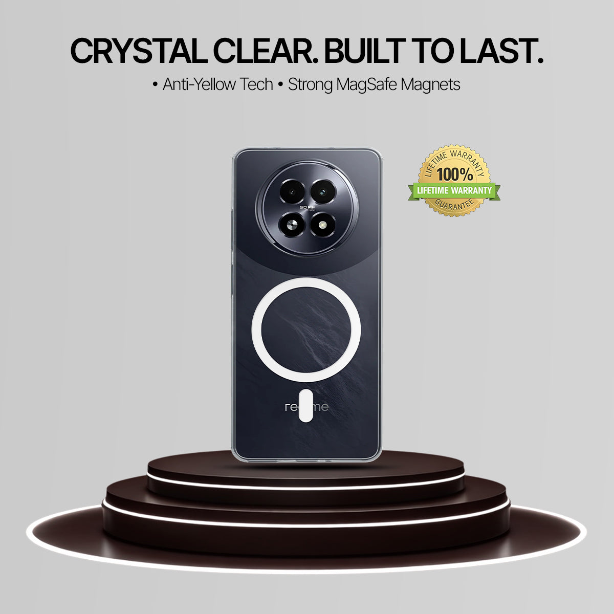 Realme 13 - Anti-Yellow Clear Case