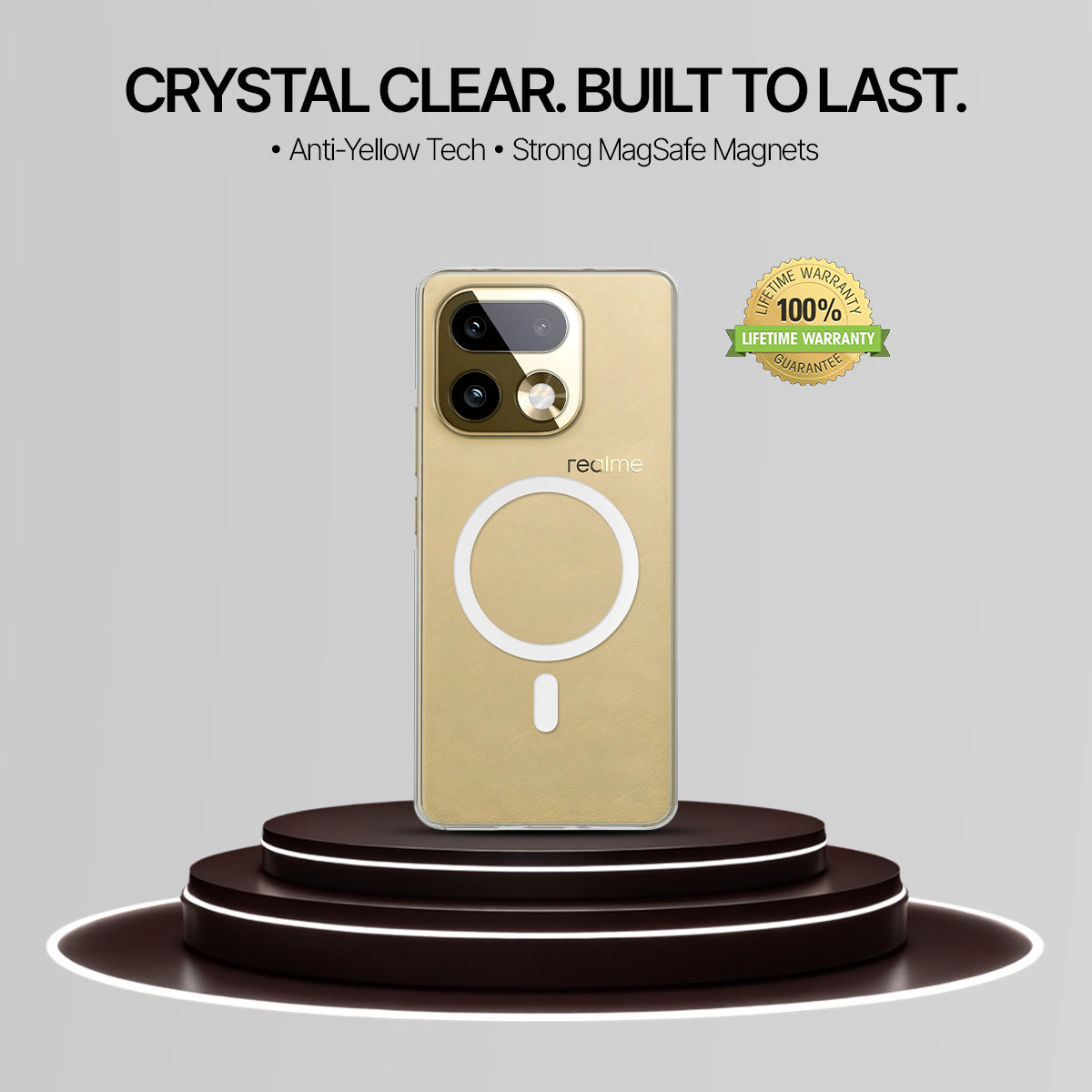 Realme 16 Pro Plus - Anti-Yellow Clear Case