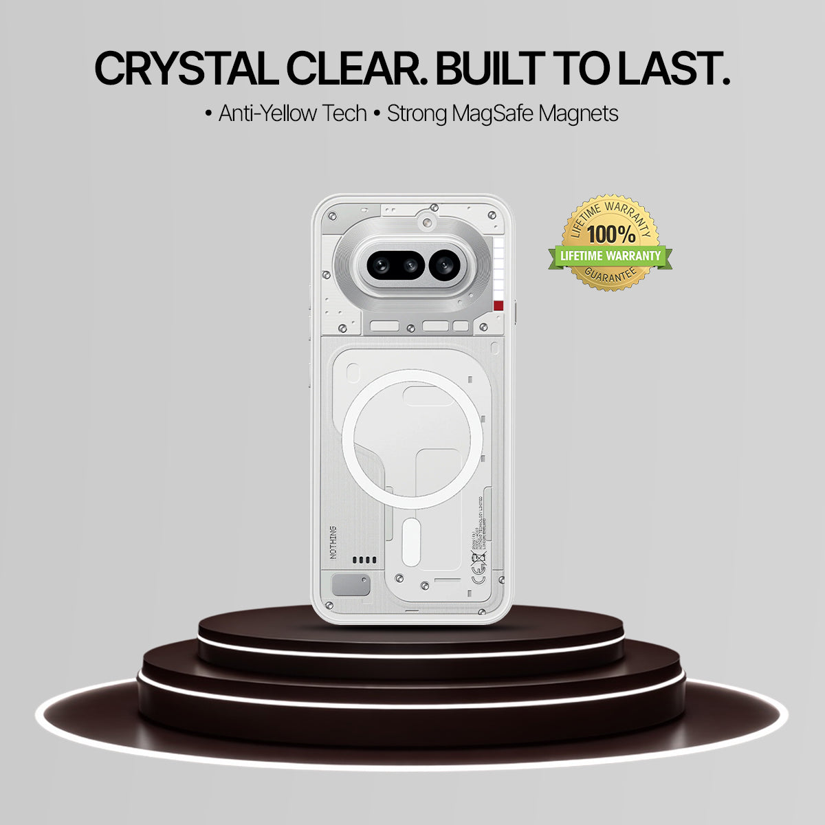 Nothing Phone 4A - Anti-Yellow Clear Case