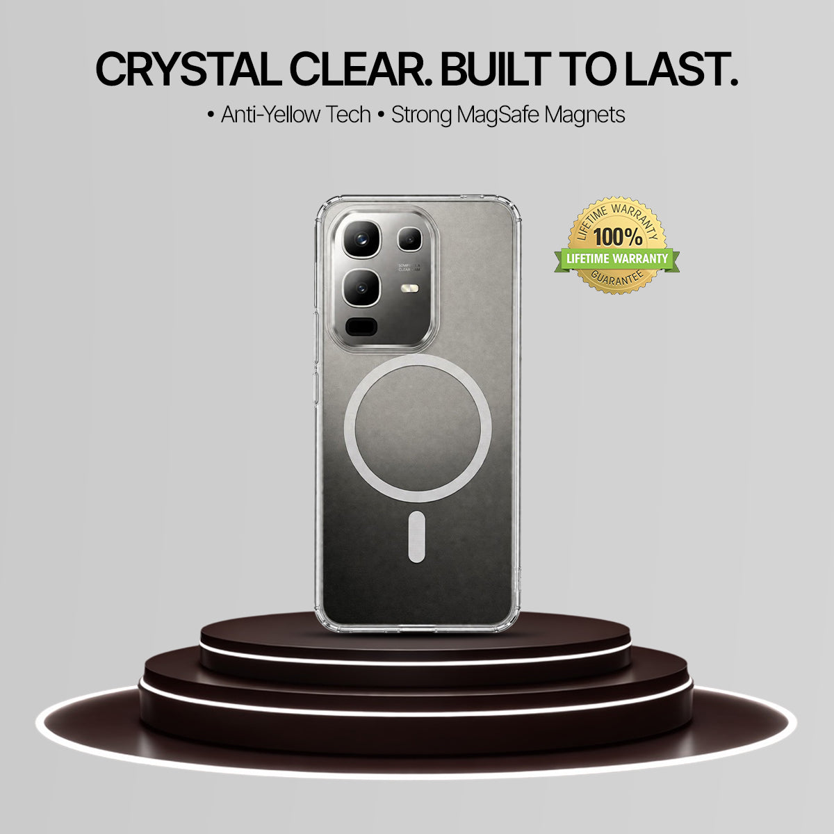 Infinix Note 50 - Anti-Yellow Clear Case