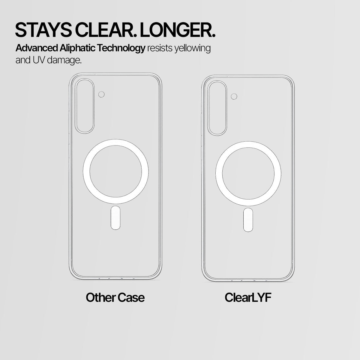 Galaxy S23 FE - Anti-Yellow Clear Case