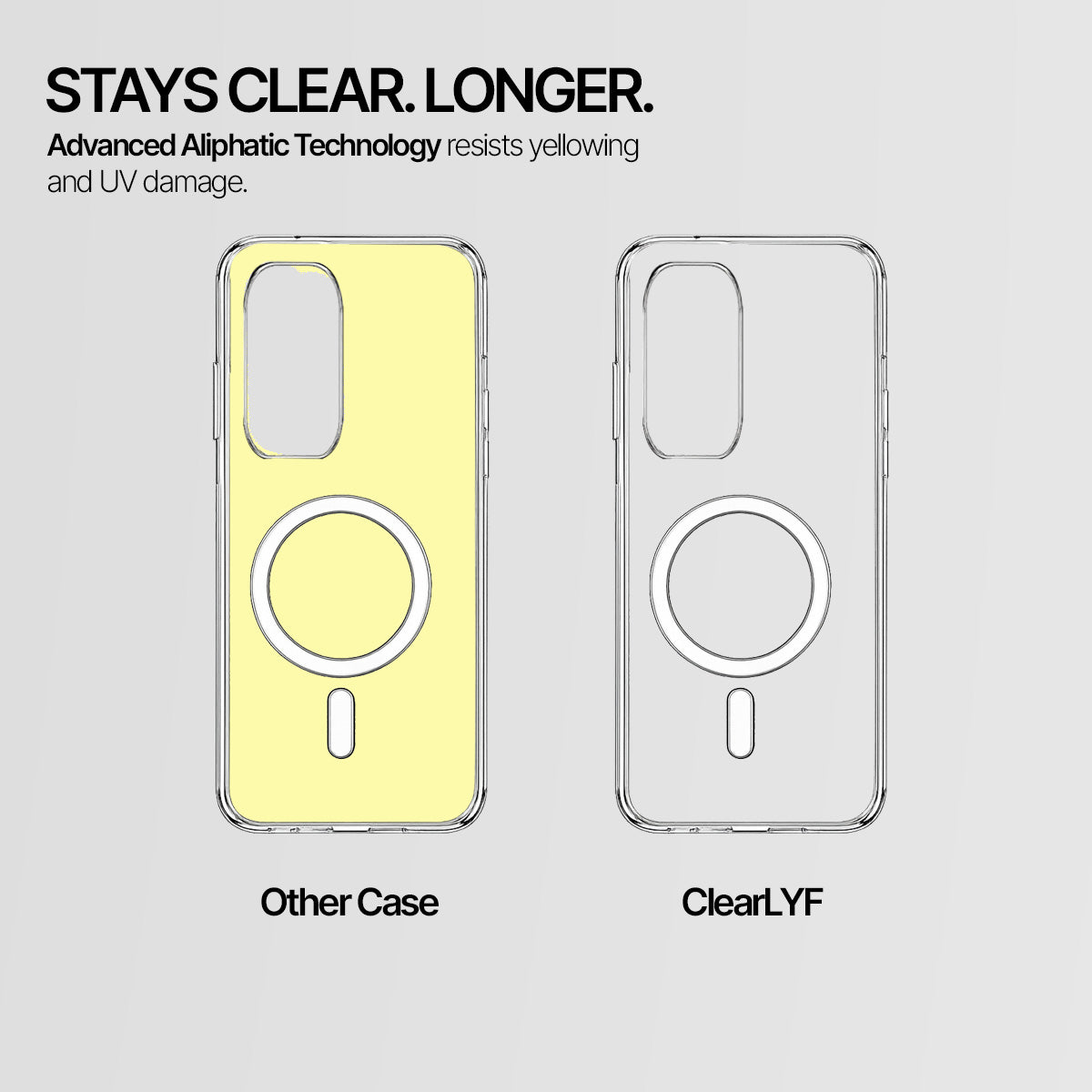 Oppo Reno 12 Pro - Anti-Yellow Clear Case