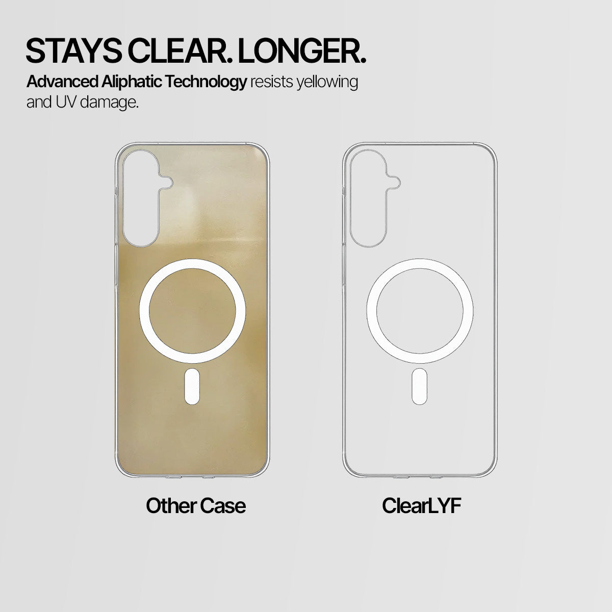 Galaxy A15 - Anti-Yellow Clear Case