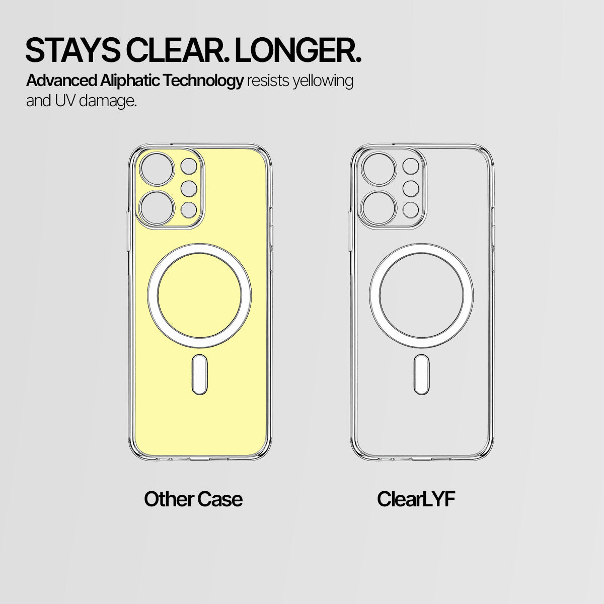 Oppo Reno 14 Pro - Anti-Yellow Clear Case