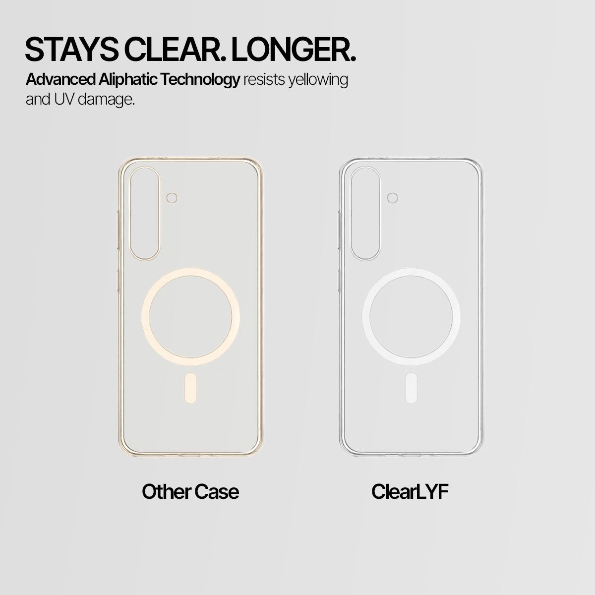 Galaxy S24 Plus - Anti-Yellow Clear Case