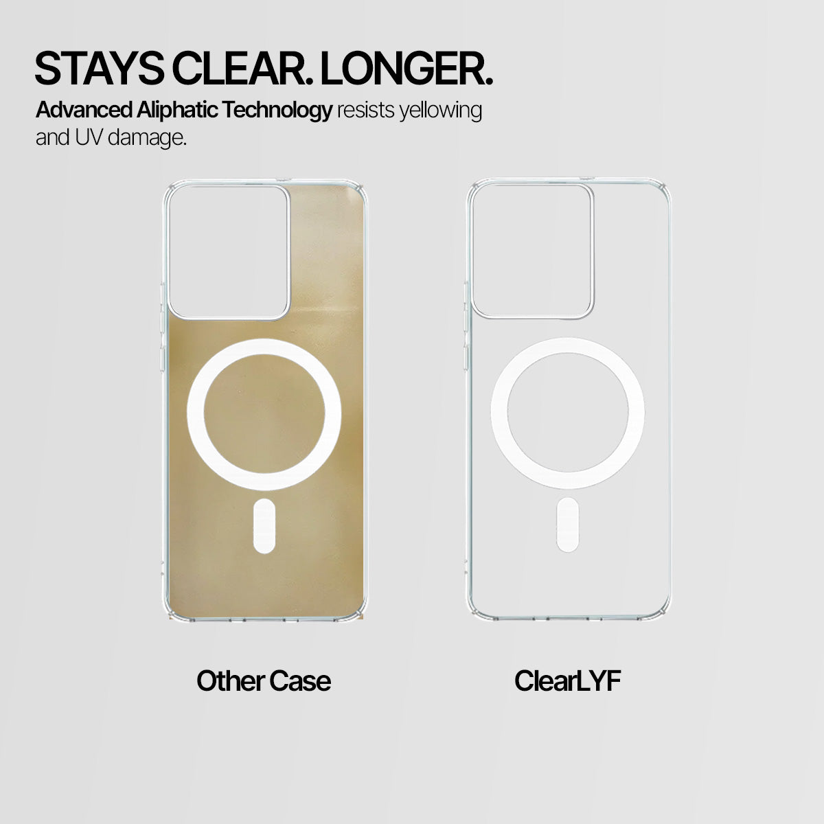 Motorola Edge 60 Fusion - Anti-Yellow Clear Case