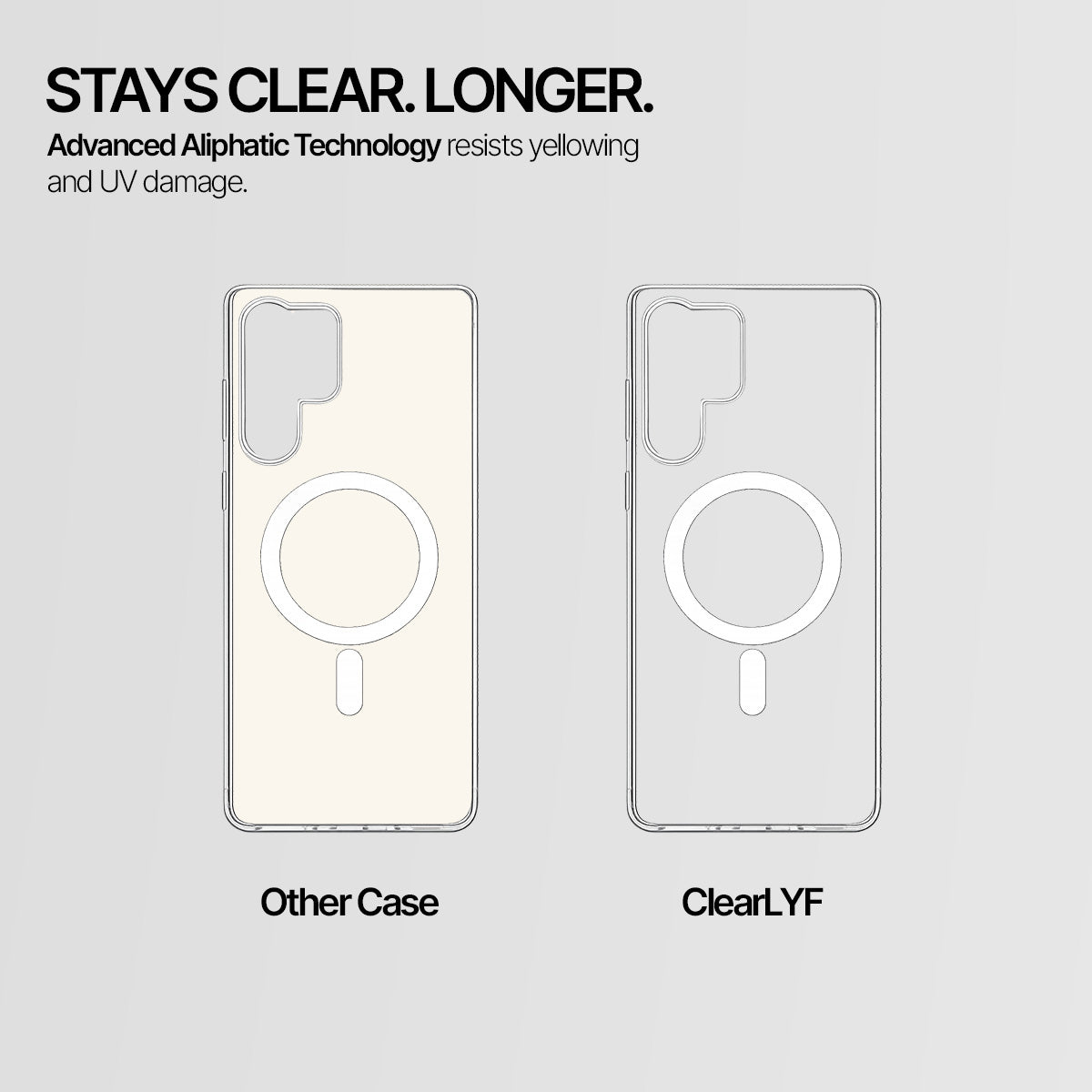 Galaxy S22 Ultra - Anti-Yellow Clear Case