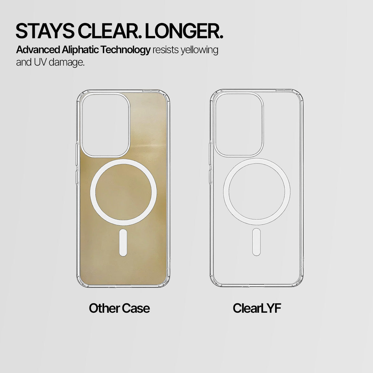 Infinix Note 50 - Anti-Yellow Clear Case