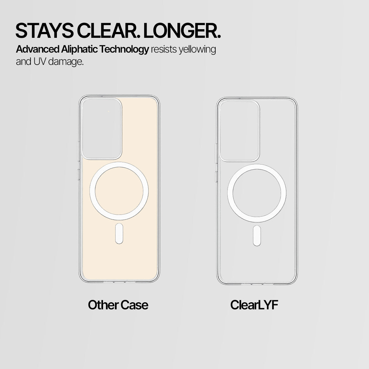 Vivo X200E - Anti-Yellow Clear Case