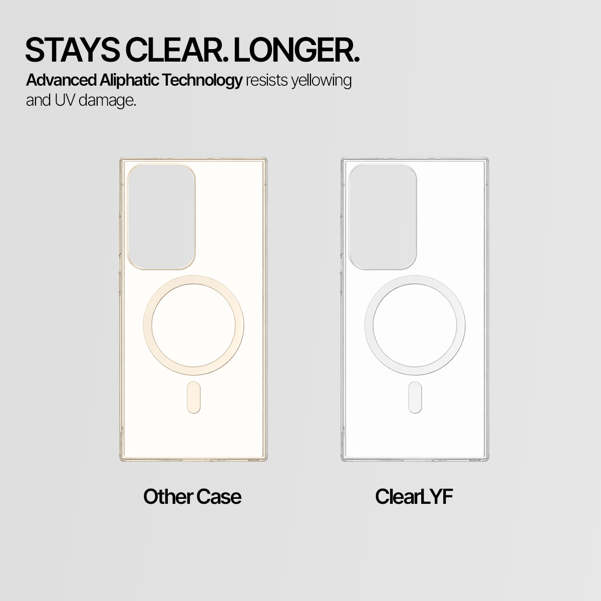 Galaxy S23 Ultra - Anti-Yellow Clear Case