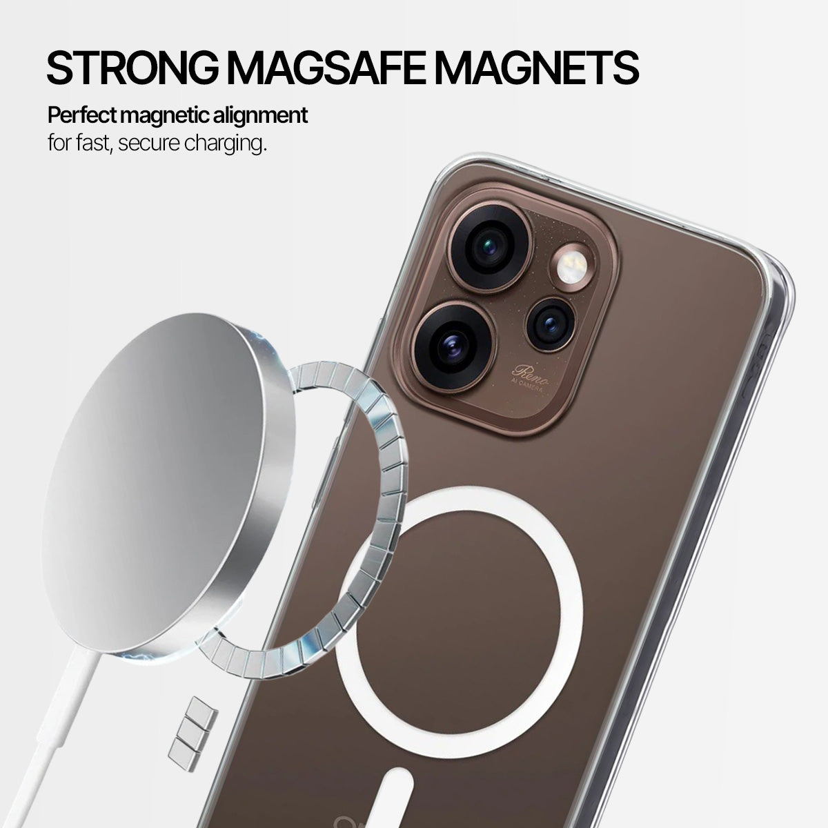 Oppo Reno 15 Pro - Anti-Yellow Clear Case