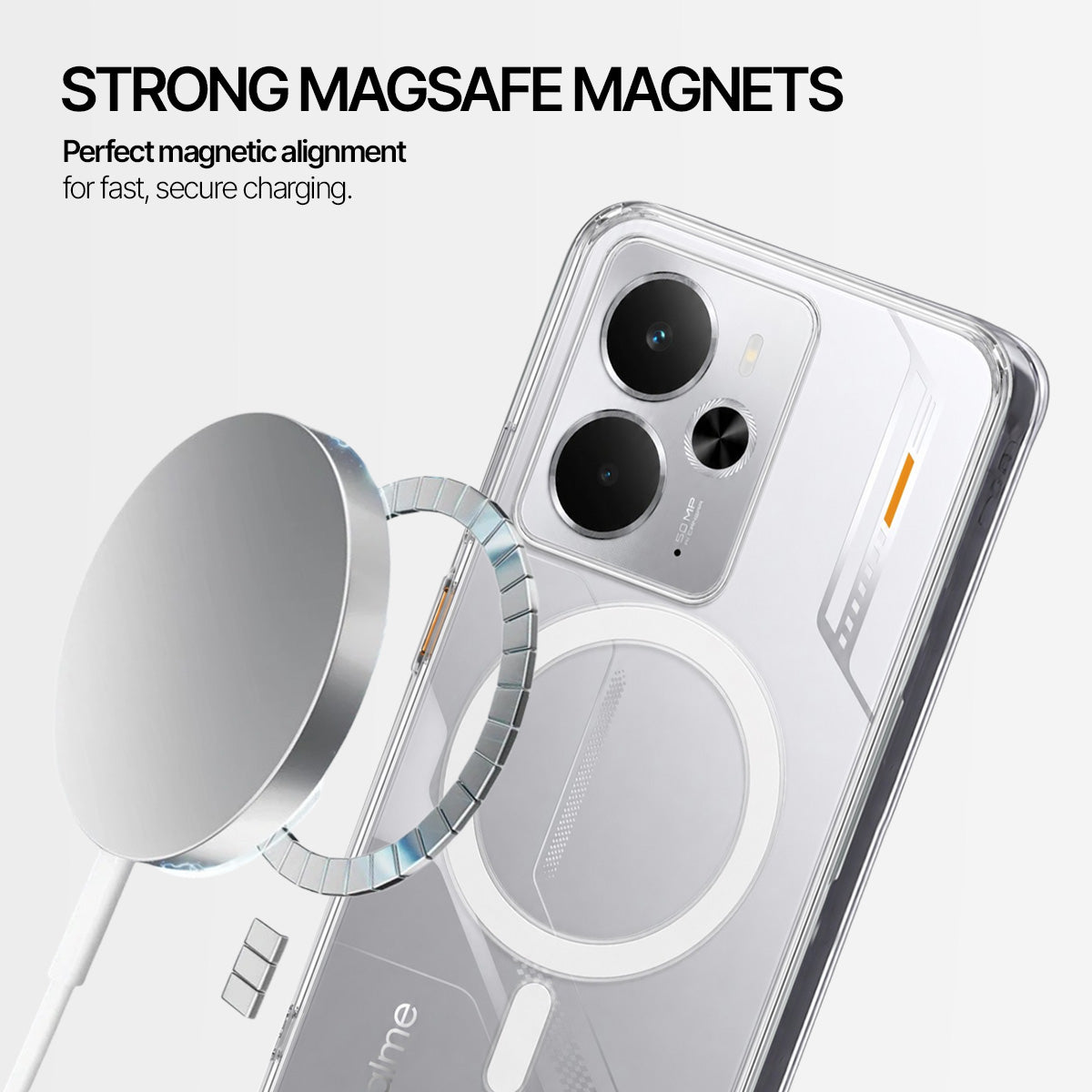 Realme 14 - Anti-Yellow Clear Case