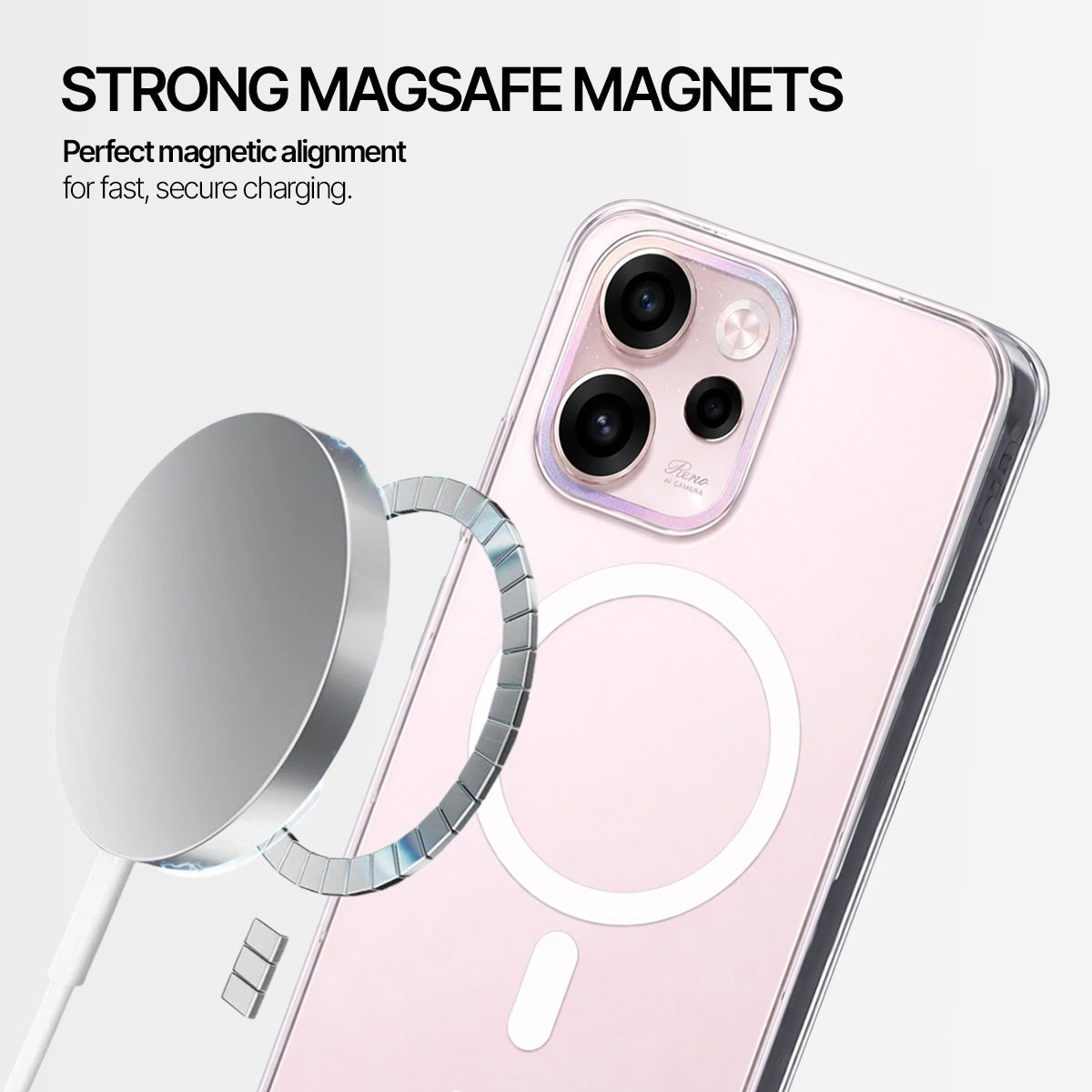 Oppo Reno 15C - Anti-Yellow Clear Case