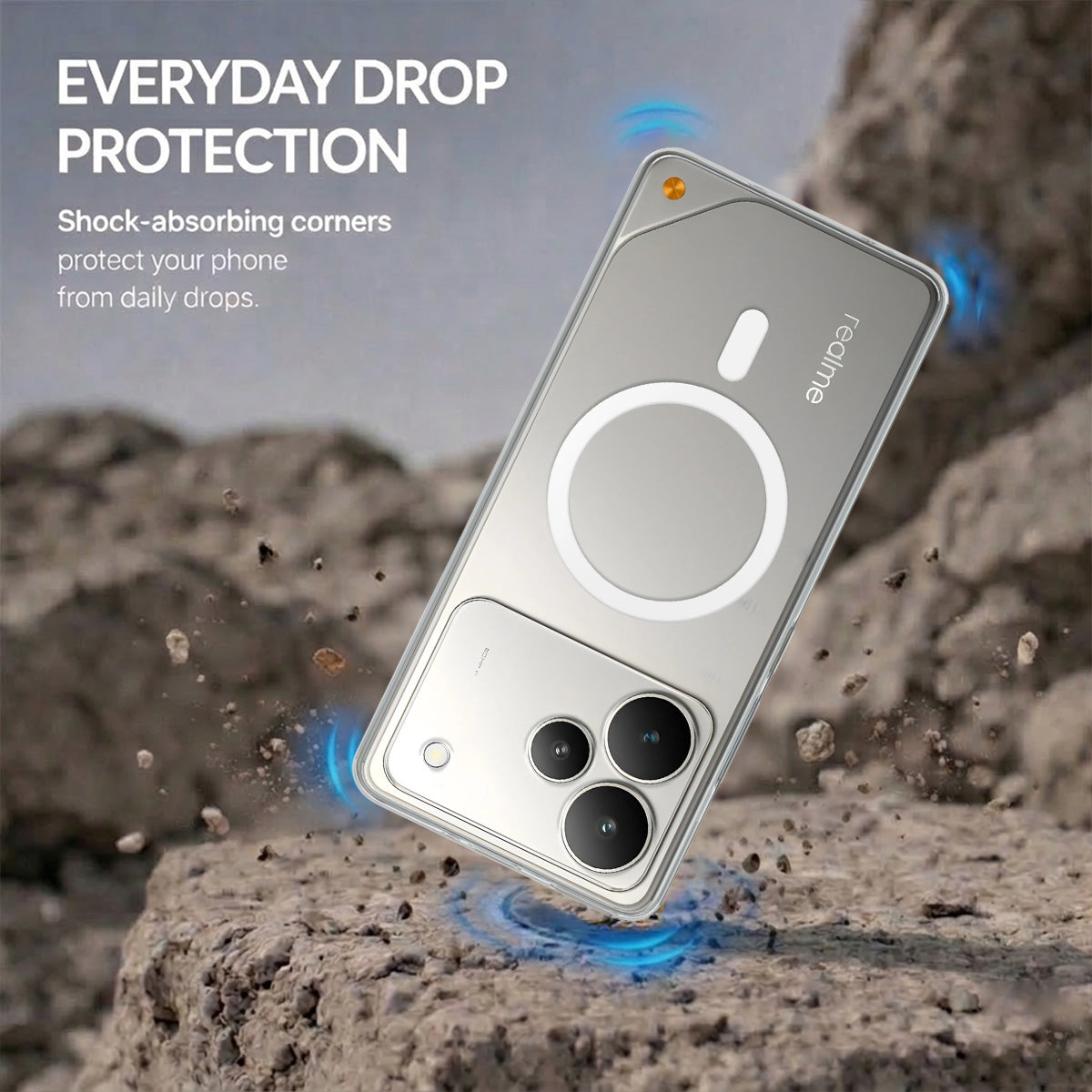 Realme P4 - Anti-Yellow Clear Case