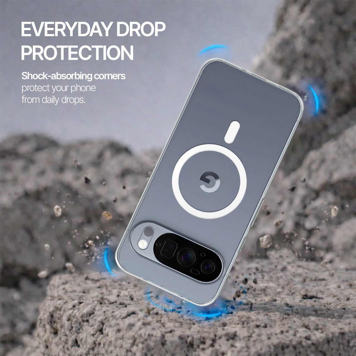 Google Pixel 10 Pro - Anti-Yellow Clear Case