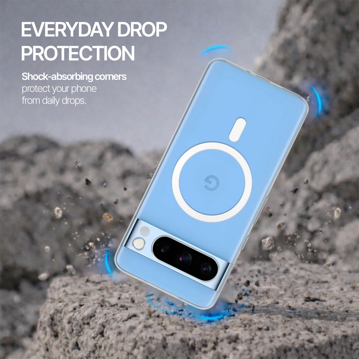 Google Pixel 8 Pro - Anti-Yellow Clear Case