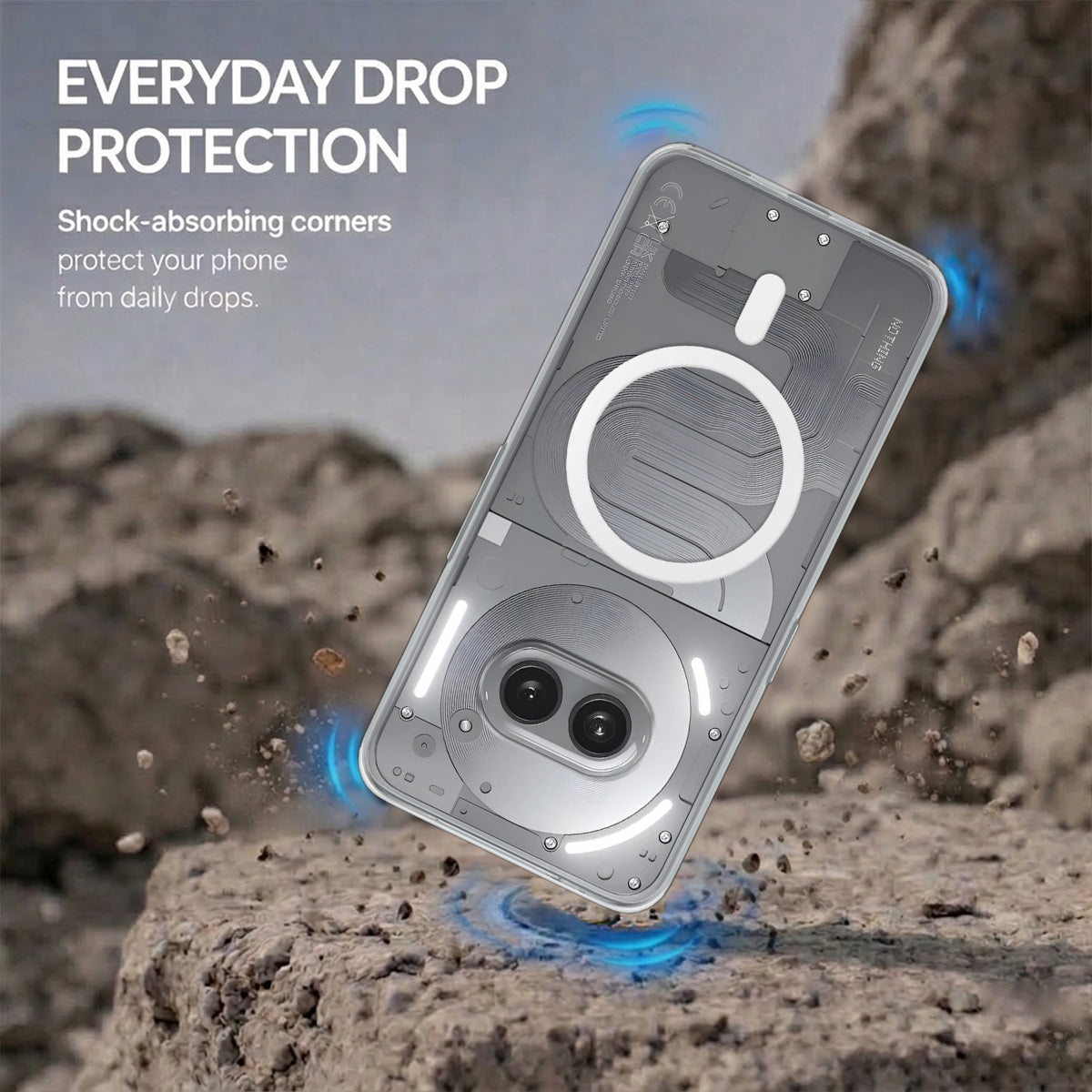 Nothing Phone 2A - Anti-Yellow Clear Case