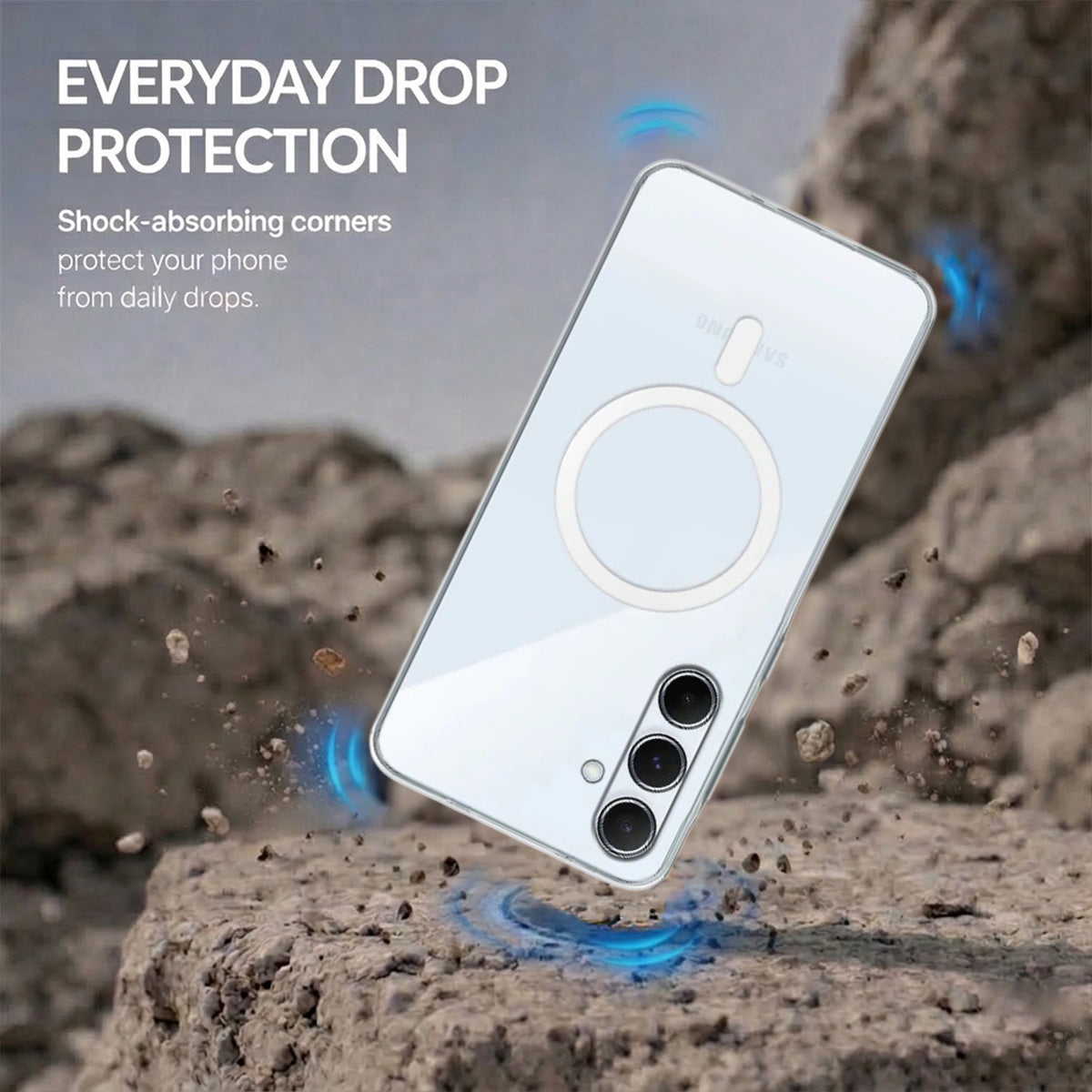 Galaxy A55 - Anti-Yellow Clear Case