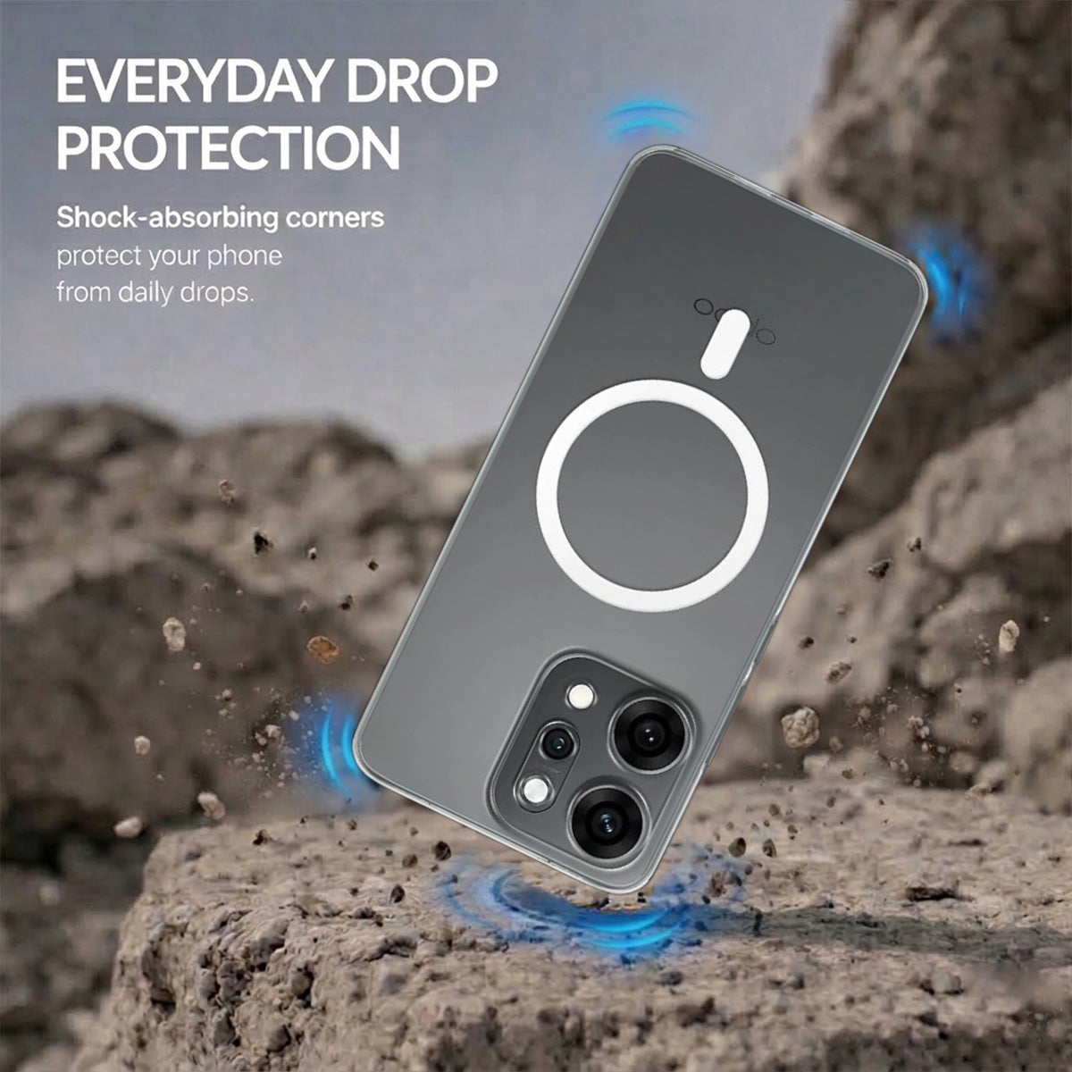 Oppo Reno 14 Pro - Anti-Yellow Clear Case