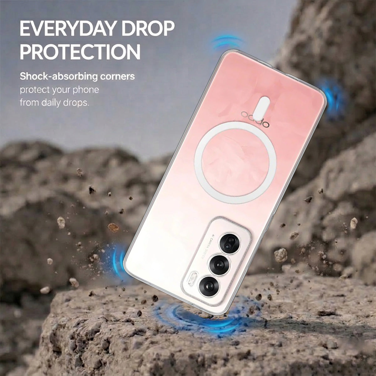 Oppo Reno 12 - Anti-Yellow Clear Case