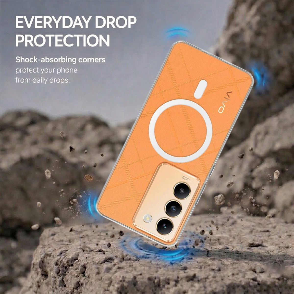 Vivo X200E - Anti-Yellow Clear Case