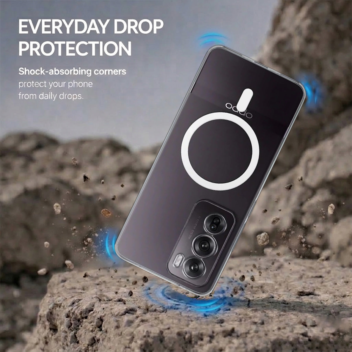 Oppo Reno 12 Pro - Anti-Yellow Clear Case