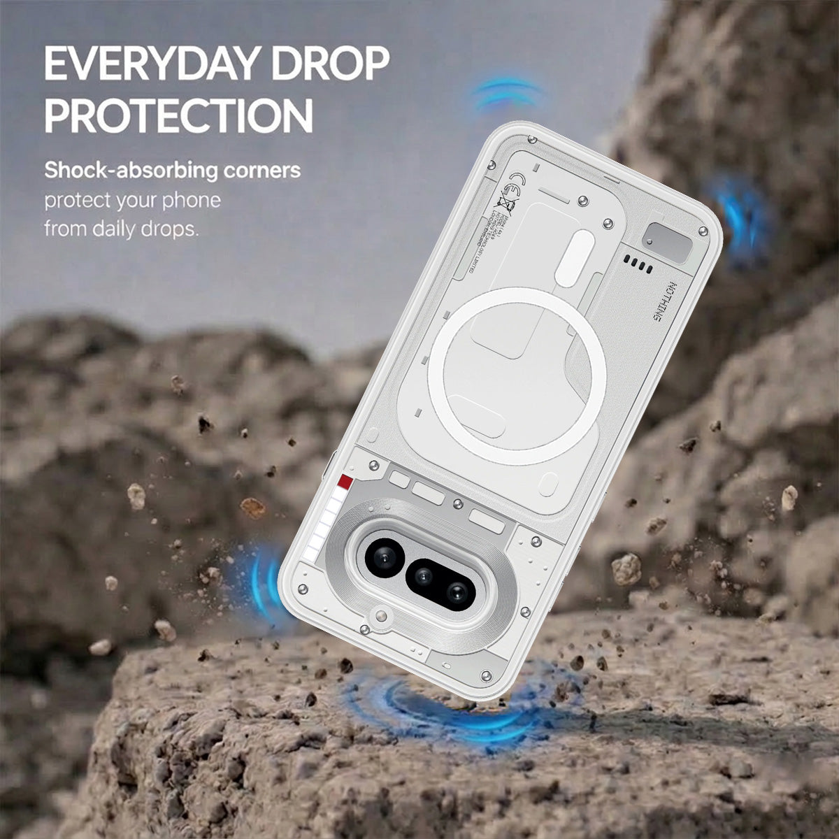 Nothing Phone 4A - Anti-Yellow Clear Case