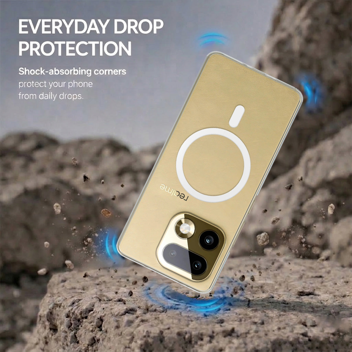 Realme 16 Pro Plus - Anti-Yellow Clear Case