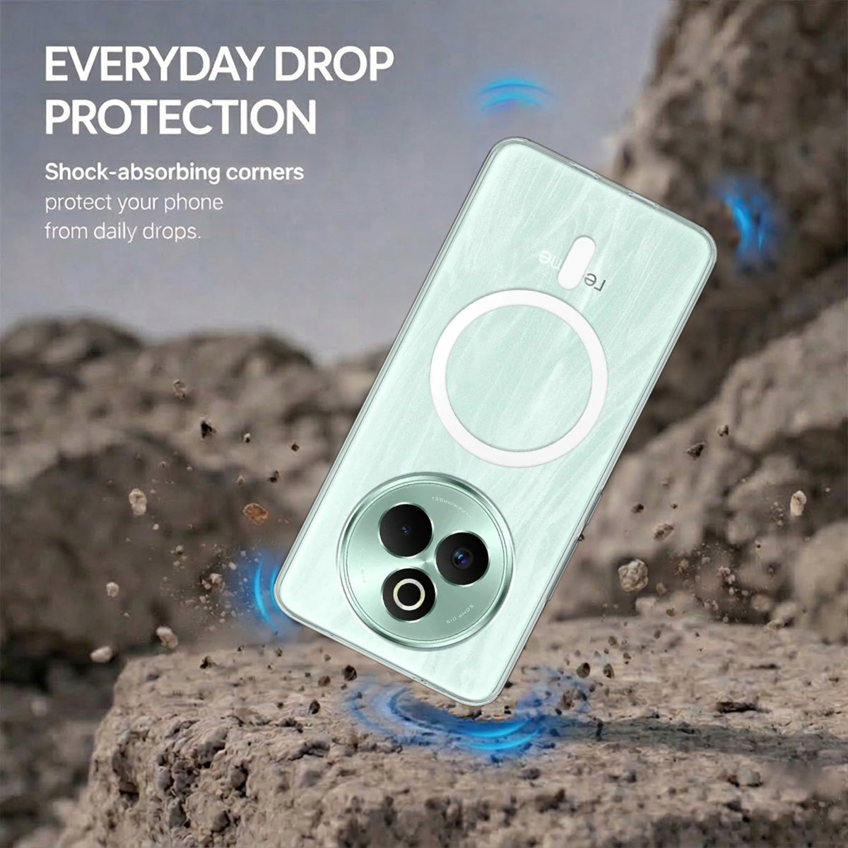 Realme P3 Pro - Anti-Yellow Clear Case