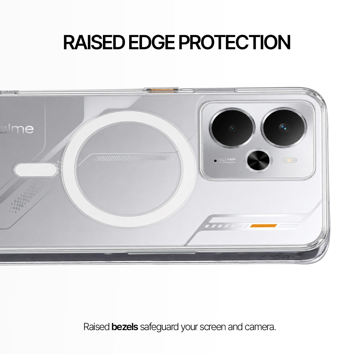 Realme 14 - Anti-Yellow Clear Case
