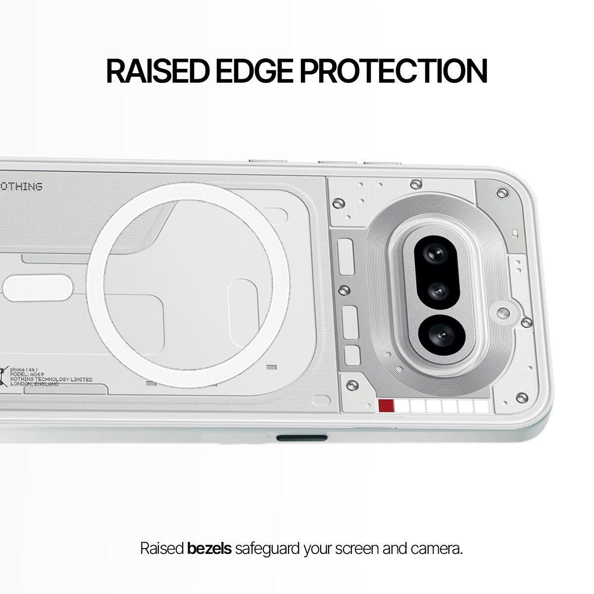Nothing Phone 4A - Anti-Yellow Clear Case